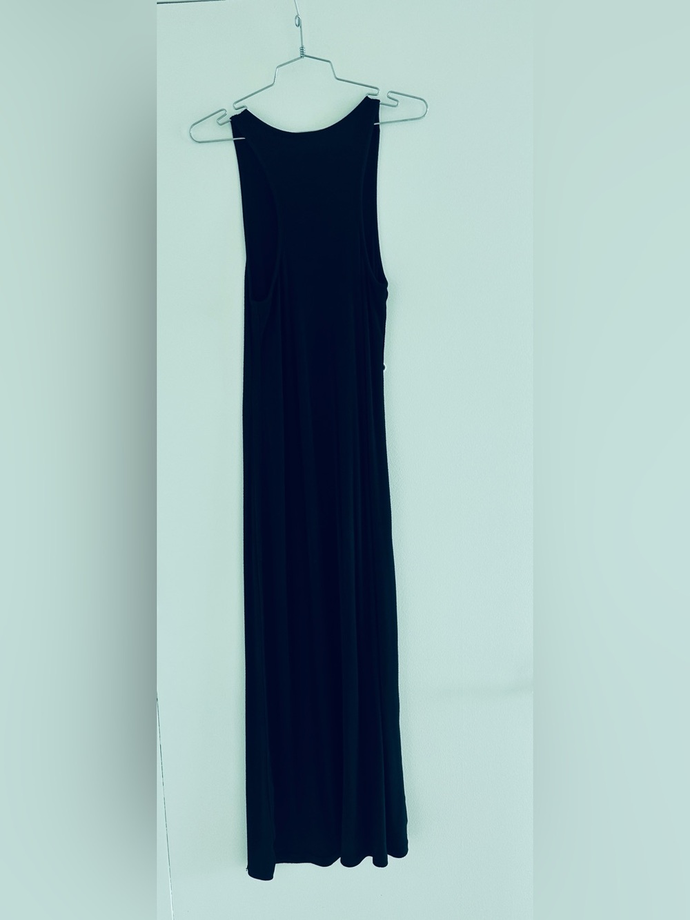 Splendid Black Sleeveless Ribbed  Maxi Dress